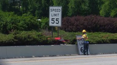 New speed limit on Interstate 385 in Greenville, SC