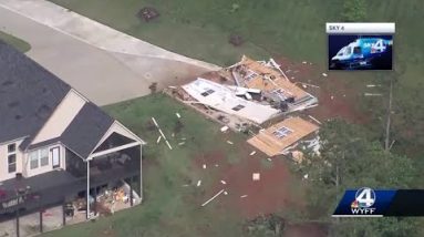 NWS confirms tornadoes in Spartanburg County, near Charlotte