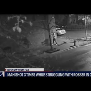 CAUGHT ON CAMERA: Chicago shooting and robbery as suspects steal victim's phone
