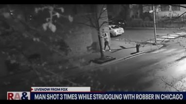 CAUGHT ON CAMERA: Chicago shooting and robbery as suspects steal victim's phone