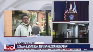 'I Love Chicago' Shooting victim speaks to media hours after getting shot in mass shooting