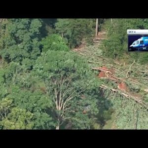 Video shows damage after possible tornado in Spartanburg County, South Carolina