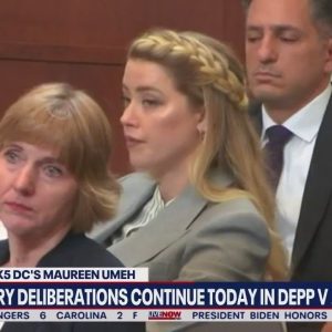 VERDICT WATCH: Johnny Depp-Amber Heard defamation trial jury now deliberating | LiveNOW from FOX