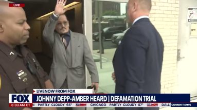 Johnny Depp jokes adoring fans at courthouse are 'all relatives' | LiveNOW from FOX