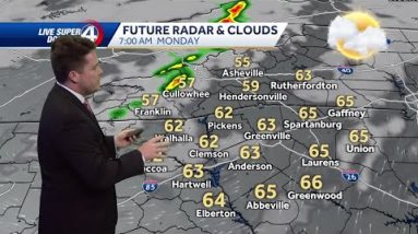 Spotty showers tomorrow