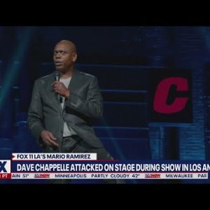 Dave Chappelle attacked during show by suspect with replica gun device | LiveNOW from FOX