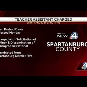 Upstate teacher assistant charged with solicitation of a minor, police say