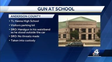 Teen with gun arrested at Anderson County high school, deputies say