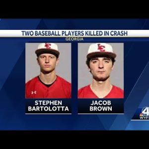 Two Georgia college baseball players killed in crash