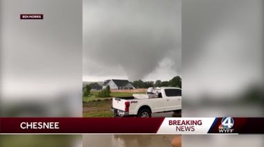 Video captures possible tornado in Spartanburg County