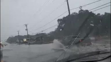 Video shows flooding on South Pleasantburg Drive