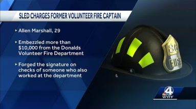 Volunteer fire captain stole thousands, forged checks, warrants say
