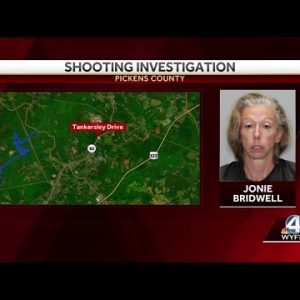 Woman charged after shooting Pickens County man in back, deputies say