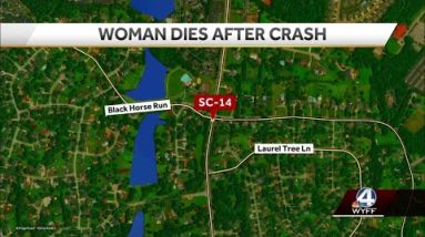 Woman dies after crash in Greenville County, coroner says