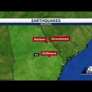3 earthquakes in Georgia this week