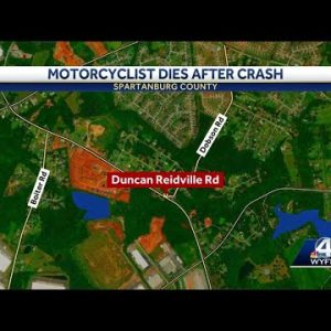 Coroner identifies motorcyclist killed in crash in Spartanburg County