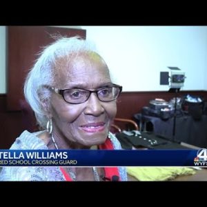 Former Upstate crossing guard gets 95th birthday party