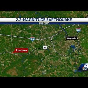 Harlem Georgia earthquake