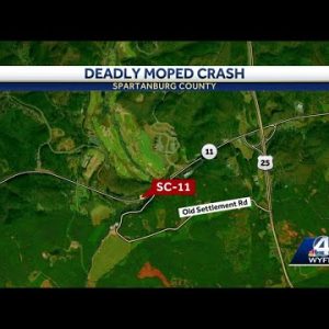 Passenger killed when moped is hit from behind in Spartanburg County, troopers say