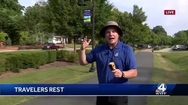 Intense heat recorded on Upstate asphalt
