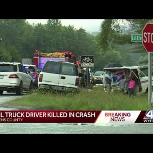 Mail truck driver killed in crash involving dump truck, trooper says