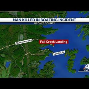 Man dies after Lake Keowee boating incident, coroner says