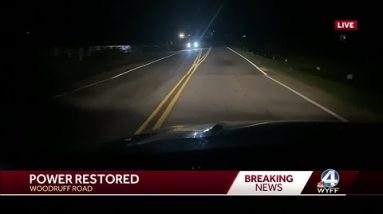 Power is restored to thousands in the Upstate