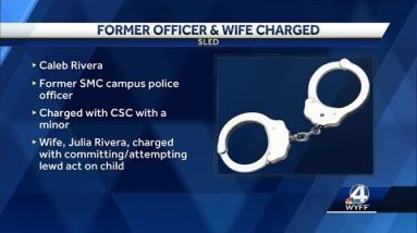 Former campus safety officer, wife charged with crimes against children, SLED says