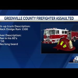 Firefighter assaulted by pickup truck driver on way to fire, deputies say