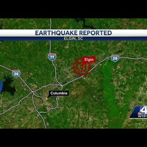 USGS tweets about SC earthquakes