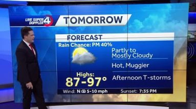Videocast: Afternoon Storms Return Thursday