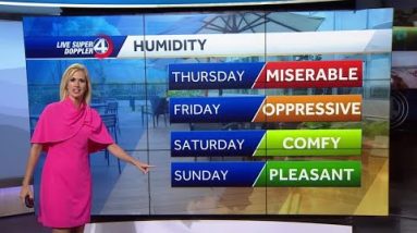 Videocast: Less Humid This Weekend