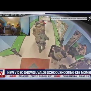 Uvalde School Shooting: New video shows gunman, police officers inside school | LiveNOW from FOX