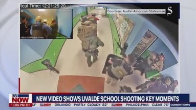 Uvalde School Shooting: New video shows gunman, police officers inside school | LiveNOW from FOX