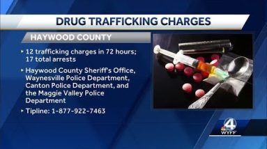 Multi-agency operation leads to several drug trafficking arrests in Haywood County, authorities say