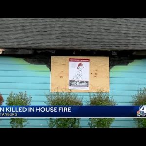 1 dead in Upstate house fire, coroner says