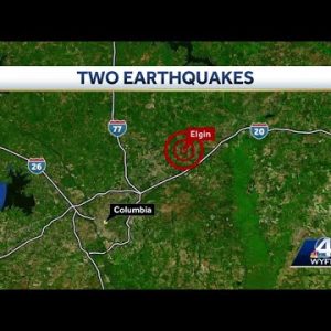 2.4 and 2.1 magnitude earthquakes reported in South Carolina