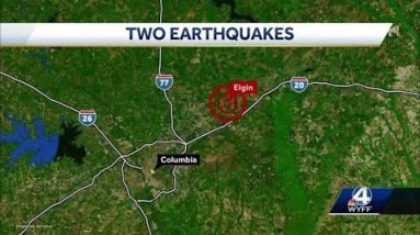 2.4 and 2.1 magnitude earthquakes reported in South Carolina
