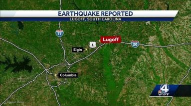 2 earthquakes reported in South Carolina in 24 hours