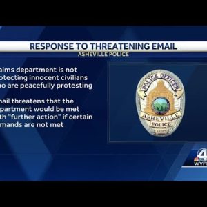 Asheville police receive threatening email from 'ANTIFA'