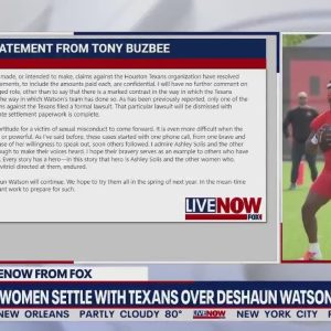 Deshaun Watson update: 30 women settle with Houston Texans | LiveNOW from FOX