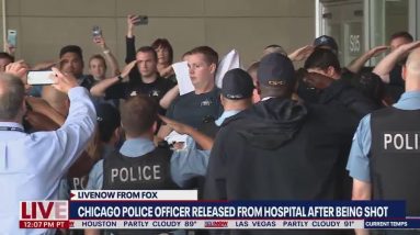 Officer paralyzed by convicted felon: Chicago cop released from hospital after being shot