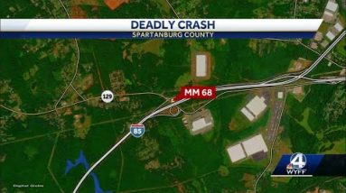 Motorcycle driver dies after crash on I-85 in Spartanburg County, troopers say