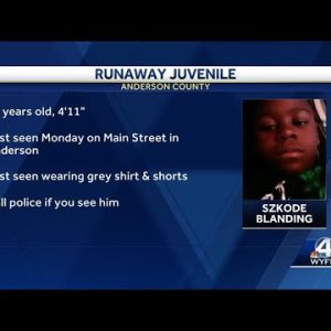 12-year-old Anderson boy who ran away on Fourth of July still missing, police say
