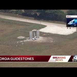Georgia Guidestones damage (Noon hit)