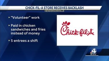 Hendersonville Chick-fil-A gets backlash over post about 'volunteers' working for chicken, not money