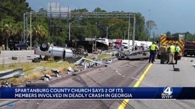 2 members of South Carolina family killed in 6-vehicle interstate crash, church confirms