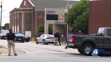 Man charged after hopping school fence, police say