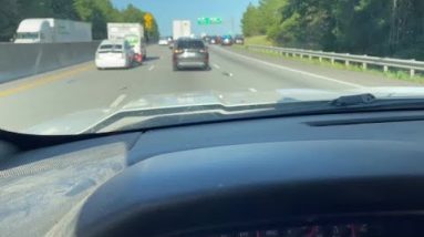 Murder suspect taken into custody along I-85