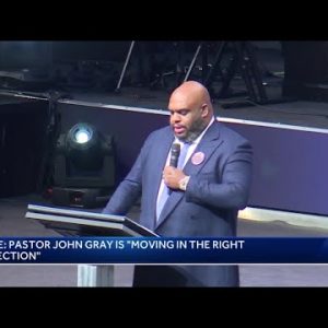 Pastor John Gray's wife gives update on husband's health scare